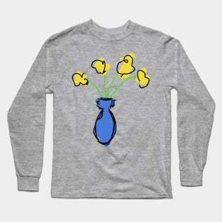 Vase of Flowers Long Sleeve T-Shirt